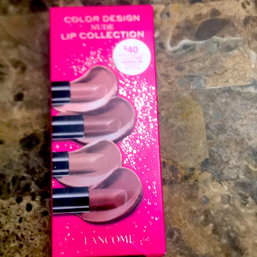 Lancome lipsticks sets nut lip collection